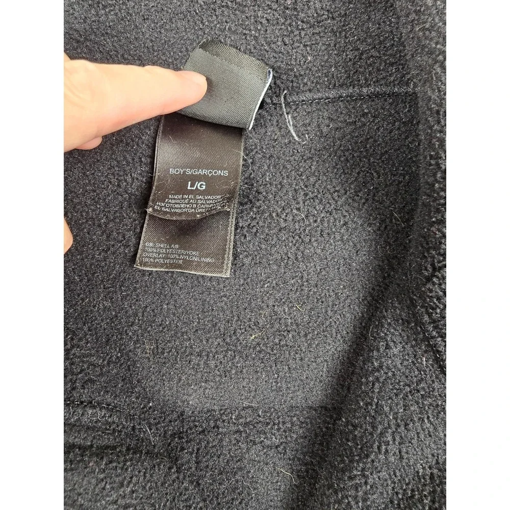 The‎ North Face Denali Fleece Jacket Youth Boys Large Black Full Zip Polartec